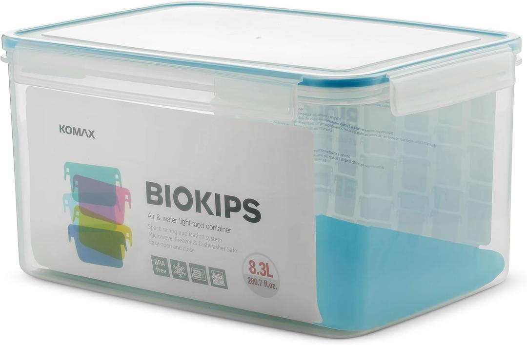 Komax Biokips Large Food Storage Containers, 35 Cup Food Storage Bins with Lids, BPA Free Airtight Food Containers for Kitchen Organization, Kitchen Storage Containers for Bread, Rice & More (280 oz)
