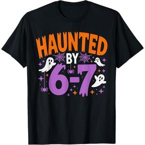 Haunted by 67 Funny Haunted by 67 Funny 6 7 Halloween TShirt 2X