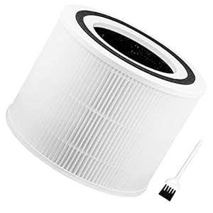 Core 300 Replacement Filter for LEVOIT Core 300S and Core 300P Air Purifier, 3in1 H13 True HEPA Filter Replacement, Compared to Part # Core 300RF, White, By Improvedhand