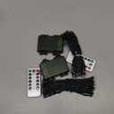 Battery Operated Christmas Lights 2 Pack 18 Feet 50 LED Clear Mini String Lights with 8 Modes Waterproof Tree Lights for Xmas Outdoor Indoor Holiday Party Garden Decor, Warm White + Multicolor