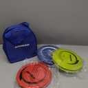 Disc Golf Set - Driver, Mid-Range and Putter Discs with Disc Golf Bag for Outdoor and Backyard, Comfortable Plastic, 6 Pack