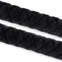 surpassme Car Seat Belt Pads Cover, 2 Pack Seat Belt Shoulder Strap Covers Protector to Release Stress to Your Neck and Shoulder for a Safety Driving (Black) (2pcs-10.43 inches)