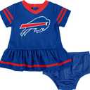 Gerber Girls' NFL Team Jersey Dress and Diaper Cover (0-3 Months)