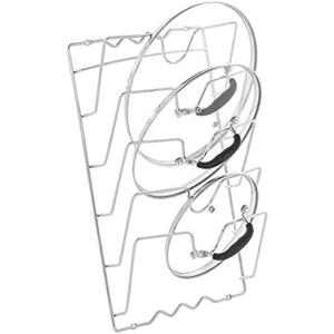 W Home Wall/Door Mounted Pot Lids Rack, Pack Of 12