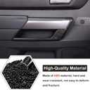 Aunginsy Inner Door Handle Panel Strip Trim Compatible with Toyota Tundra Crew Max 2022 2023 2024 2025 2026, Front Rear Door Panel C-Shaped Decorative Cover C-Type Protection ABS Interior Accessories