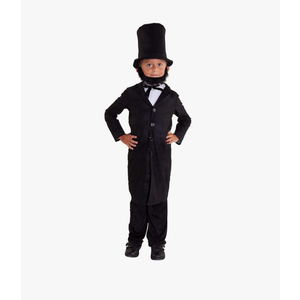 Morph Costumes Abraham Lincoln Costume For Kids - Presidents Day Halloween Outfit For Boys, Historical Dress Up Medium