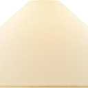 Aspen Creative 32074,Hardback Empire Transitional Spider Lamp Shade in Off-White Linen Fabric,3"Top x 20"Bottom x 11-1/2"Slant, 20" Width
