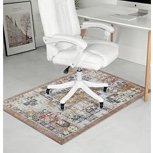 RccugmatS Chair Mat for Hardwood & Tile Floor, 47" x 52" Heavy Duty Office Chair Mat Floor pad for Rolling Chairs, Anti Slip, Non-Curve, Floor Protector for Home Office, Pink