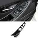 Car Door Handle for BMW 5 Series F10 F11 2011-2016 Interior Door Handles Replace Cover Car Door Handle Assembly 520i 528i 530i 535d 535i 550i (Black, Main Driver)