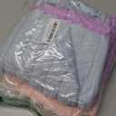 Mixweer 6 Pcs Easter Faux Fur Plush Throw Pillow Covers 18x18 Inch Pastel Fluffy Decorative Striped Pillow Covers with Velvet Back for Sleepover Slumber Party Tent, Sofa, Home Decor, Pink Purple Blue