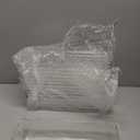 Maitys 12 Pcs Clear Drawer Organizer 9 x 3 x 2 Inches Plastic Rectangle Trays Makeup Vanity Storage Bins and Kitchen Drawers Dividers for Office Desk Silverware Kitchen Utensils(Clear)