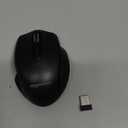 Amazon Basics Computer Mouse Wireless, Ergonomic, 2.4 GHz Optical, DPI Adjustable, Compatible With PC, Mac, Laptop, Black