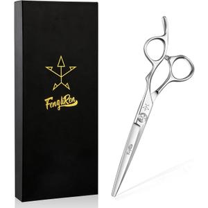 High-end Professional Extremely Very Sharp Barber Hair Cutting Scissors Hairdresser Shears For Hair 5 Inch Haircut Scissor Made Of Stainless Steel Alloy For Hairdressing Salon and Home Use