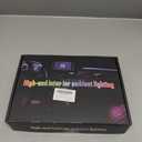 Acrylic Interior Car LED Lights with Wireless APP/Remote/Button Control, 6 in 1 Dreamcolor USB Car Ambient Lighting Kit 16 Million Colors Neon Strip Accessories for Vehicle Inside Decoration