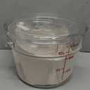 Cambro 6 & 12 Quart Clear Polycarbonate Round Food Storage Containers, One Each 6 & 12 Quart with Lids in this Bundle.