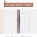2 x Rileys & Co 2025 Deco Weekly Planner - Annual Weekly & Monthly Agenda Planner, Jan - Dec 2025, Flexible Cover, Notes Pages, Twin-Wire Binding (6 x 8-Inches, Peach)