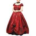 Victorian Ball Gown Dress Womens Medieval Renaissance Dress Costume S