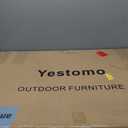 Tall Beach Chairs for Adults, 17" High Backpack Beach Chair with Wooden Armrests, 5 Positions Reclining Heavy Duty Chair with Large Cooler Pouch, Support to 350LBS Striped Blue,1pack