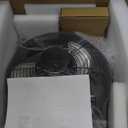 12" Wall Mounted Shutter Exhaust Fan with Thermostat - Temperature Humidity Controller, EC Motor, Aluminum Auto Shutter Ventilation Fan, Attic Vent Fan, Coops, Greenhouse, Barn, Shed Ventilator