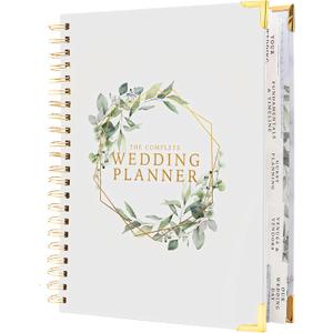 Your Perfect Day Wedding Planner Book and Organizer - Wedding Planner Book - Bridal Planning Binder with Countdown Calendar - Bride Gifts - (FLORAL)
