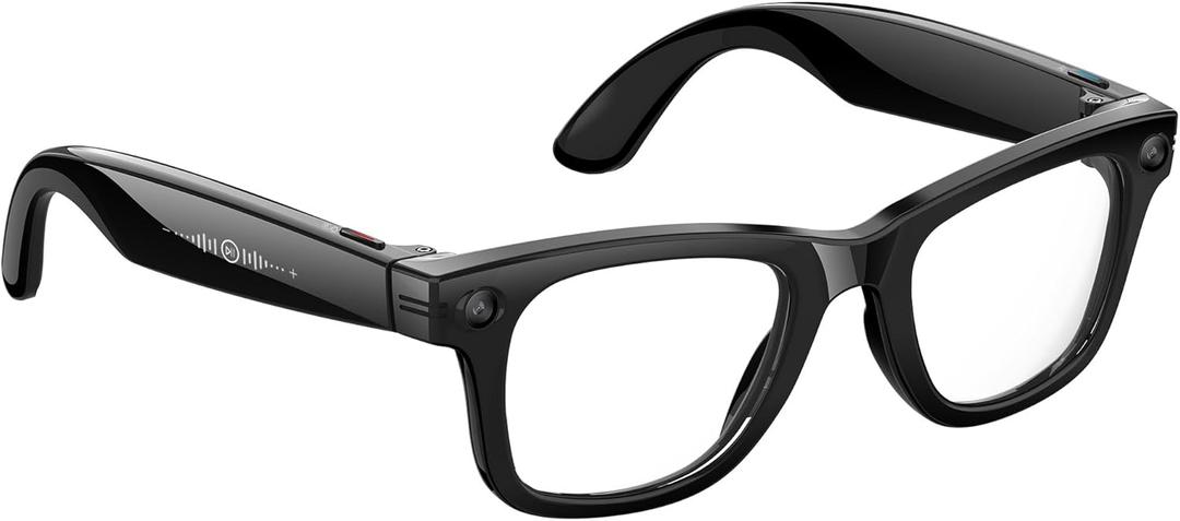 AI Smart Glasses with Camera & Video 1080P HD, Wearable Video Recording Glasses, Hands-Free First-Person View for Live Vlog, Travel and Sports
