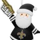 Hallmark NFL New Orleans Saints Santa Fan Christmas Ornament, Gifts for Sports Fans