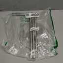 Toilet Paper Holder Stand, Rustproof Modern Free Standing Bathroom Tissue Holder Storage for 4 Rolls, Stainless Steel Anti-Slip Base with Reserve, Brushed Nickel