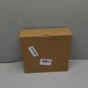 Egofine 8x8 Picture Frames 4 PCS - Made of Solid Wood Covered by Plexiglass Display 4x4/6x6 with Mat or 8x8 without Mat, for Table Top Display and Wall Mounting Photo Frame Black