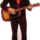 Cardboard People Elvis Presley with Guitar Cardboard Cutout, One Size