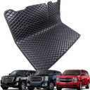 Cargo Mat for 2015-2020 Chevrolet Tahoe/GMC Yukon/Cadillac Escalade ( 3rd-Row Power Folding Seats) Trunk Mat and Rear Backrest Mat Cargo Liners All Weather Anti-Slip