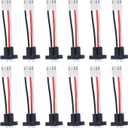 First Alert BRK ADK-12 Smoke Alarm Adapter Plug For Kidde Hardwire Smoke Alarms, Pack Of 12, White/Black (No Size)