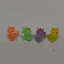 4pcs Chinese Zodiac Animals Dragon Ornaments 2025 Fengshui Statue Chinese New Year Figurine Mini Model Resin Cartoon Accessories