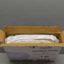 100% Cotton Top Twin Mattress Topper, Breathable & Cooling Mattress Topper Twin, Elastic Fitted TwinMattress Cover with 8-21 Deep Pocket, Durable TwinMattress Pad for Back Pain Relief (38"x75")