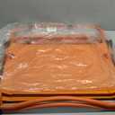 ZEMIRO CHARGE Vibrant and Cheerful Orange Folding Outdoor Chair, Compact Lightweight Portable Design with Wood Armrests & Metal Frame for Backyar, Camping, Beach, Hiking, Picnics