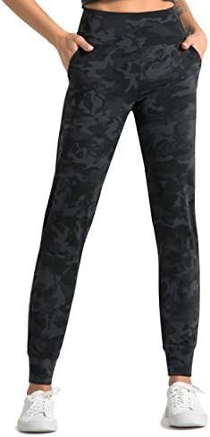 Dragon Fit Joggers for Women with Pockets,High Waist Workout Yoga Tapered Sweatpants Women's Lounge Pants, Large