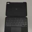 Logitech Combo Touch iPad Air 11-inch (M2 & M3), iPad Air (5th gen) Keyboard Case - Detachable Backlit Keyboard with Kickstand - Midnight Black