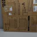 29"-40" Baby Gate for Stairs, Auto Close Pressure Mounted Dog Gate Indoor for Doorways, Stroller Friendly Baby Gate, Easy Walk Through Gate for Children & Pets, Brown (29-40"Wide, 28"Tall)