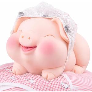Realistic Sex Doll Torso for Men - Pig Animal Male Masturbator with Tight Vaginal and Deep Anal, Full Size Cute Piggy Sex Toy Pocket Pussy Male Stroker Adult Toy for Men Women Sex Pleasure White 5 lb