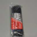 Zip Ties 8 inch (100 Pack), 40lbs Tensile Strength, Black Cable Ties, Wire Ties for indoor and outdoor use, by Skalon