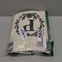 BeeGreen Embroidery Monogram Initial Tote Bag for Women Teacher Mom Friend Personalized Gift for Birthday Beach Wedding Work (Natural With Black)