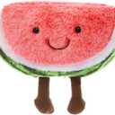 XIYUAN 19.6" Soft Toys Fruit Series Watermelon Fruit Plush Doll Pillow Stuffed Plushie Cherry Toys Cute Soft Toys, Soft Pillow Cushion Home Decoration  Plush Toy Gift