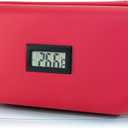 TSA Approved Insulin Cooler Travel Case Medication Cooler for Travel with Thermometer Temperature Display Diabetic Medication Organizer Medical Travel Cooler Bag with 2 Ice Pack