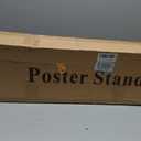 WHAUU 2Pack Sign Holder Display Stand,Heavy Duty Adjustable Pedestal Sign Stand Up to 75 inch,Double-Sided for Board & Foam,Sign Stand with Base,Fit Wedding,Restaurant,Business(Poster not Included)