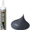 Titebond 61121 Metal Roof Sealant Cartridge, 10.1 oz., Black