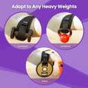 Hip Thrust Belt, Balency Hip Thrust Belt for Dumbbells Heavy, Booty Belt for Hip Thrust, Slip-Resistant Padding Hip Thrust Belt for Gym or Home Workouts, Hip Thrust Band for Dumbbell Kettlebell Plate