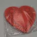 Newwiee 300 Pcs Valentine's Day Paper Heart Doilies Lace Trimmed Heart Doilies Disposable for Birthday Wedding Cakes Desserts Tableware Food Decoration(White,Red,Pink,8 Inch)