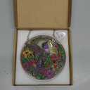 Hummingbird Stained Glass Decor for Women, Bird Lovers Suncatcher. Green Birds Art Walldecor.