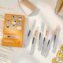 2 x Cat Pens, Animal Pattern Gel Pens, 8-Pack, 0.5mm Fine Point Black Ink, Quick-Drying & Smooth Writing for School, Note-Taking, Journaling & Office Use