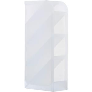 PATIKIL 4 Compartments Pencil Holder, 8" x 3.5" x 2" Plastic Pen Holder Pen Organizer Pencil Cup Makeup Brush Holder for Countertop Desk, Clear PATIKIL 4 Compartments Pencil Holder, 8" x 3.5" x 2" Plastic Pen Holder Pen Organizer Pencil Cup Makeup Brush Holder for Countertop Desk, Clear