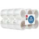 2 Inch x 110 Yards Packing Tape（36 Rolls）, Clear Shipping Tape for Boxes, Strong Adhesive for Packaging, Sealing, Moving, Storage，Lightweight Packing